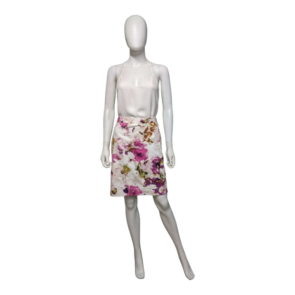 Liz Claiborne Abstract Floral Pencil Skirt, 8